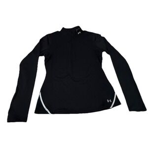 Under Armour Women's Vanish CW 1/2 Zip Pullover - Black - Size Large - NWT